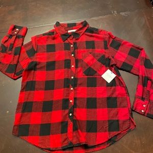 Red/Black Plaid flannel Arizona Company